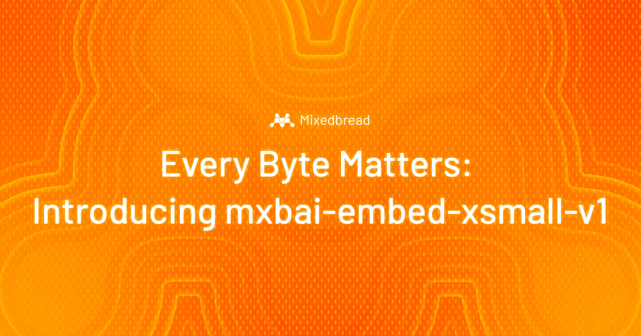 Every Byte Matters: Introducing mxbai-embed-xsmall-v1